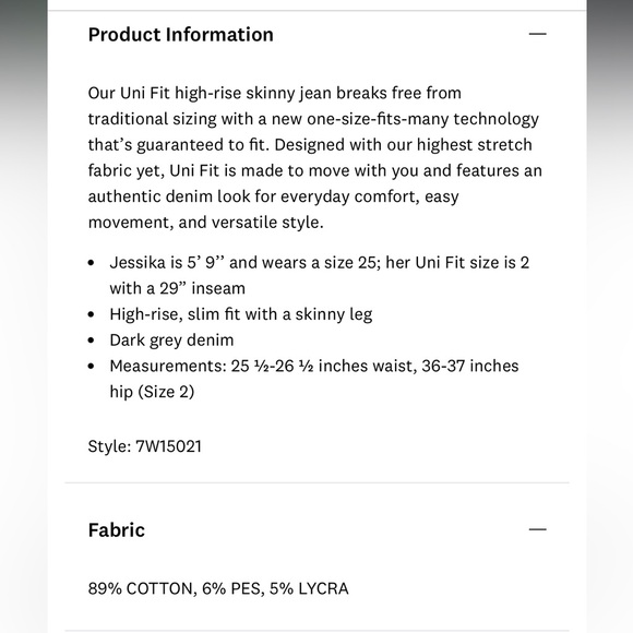 Lucky Brand Uni Fit High Rise Skinny Jean - Picture 9 of 11